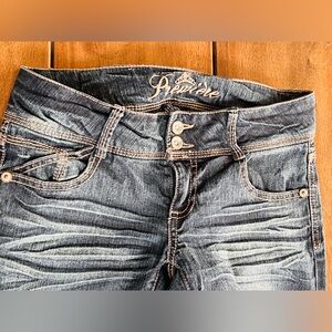 Y2K Premier by Rue 21  Dark Blue Denim Low-Rise Bootcut Jeans